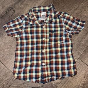12 months boys Carter's Multicolor Plaid Kids Shirt
